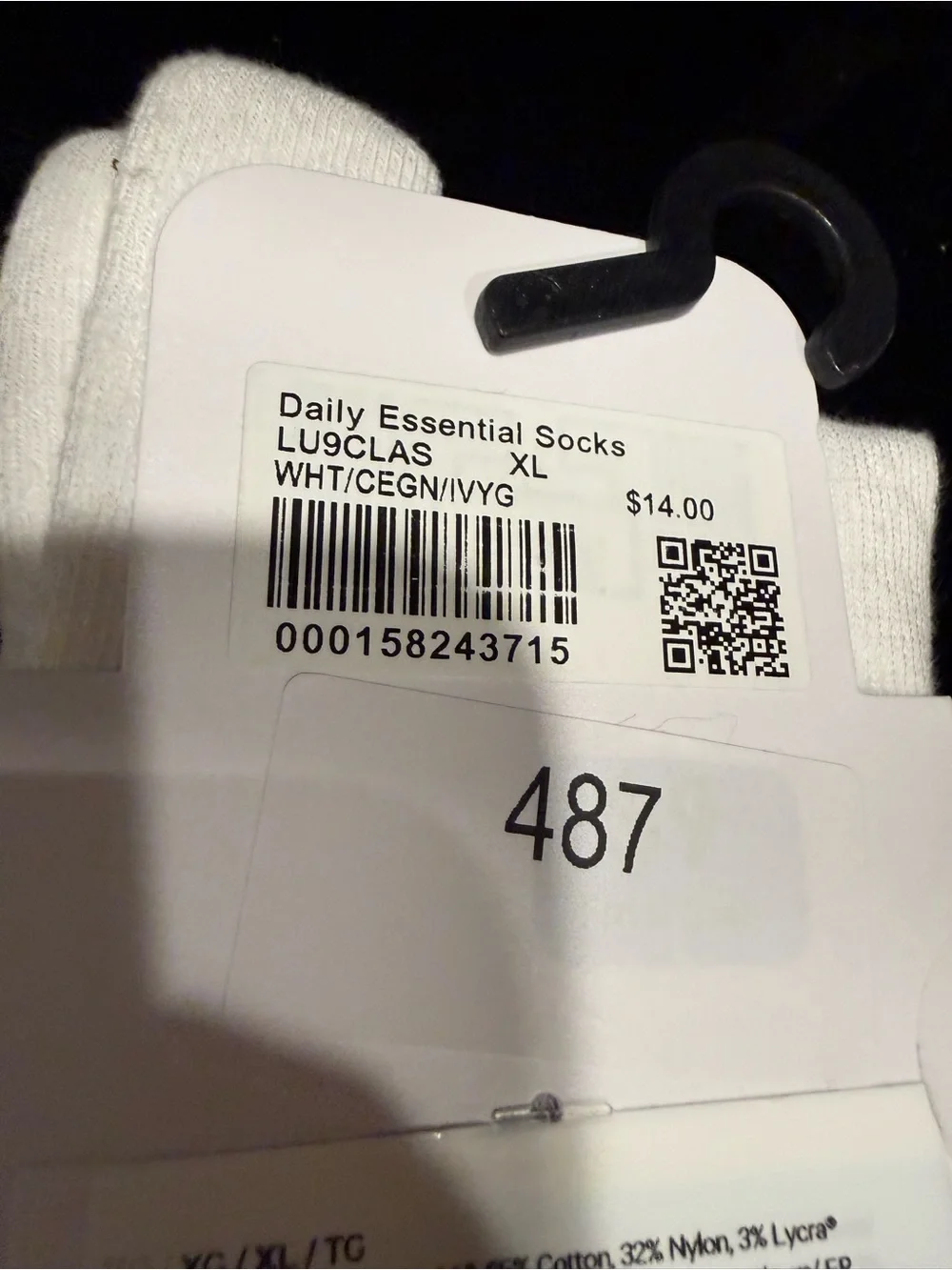 Lululemon Daily Essential Socks